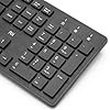 Wireless keyboard and Mouse Set,Rii RK200 Standard Full Size Wireless Keyboard and Mouse 104 Keys for Work Office Home…