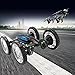 Taotuo Flying Quadcopter Car Remote Control Car and Quadcopter Drone (Black2)