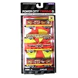 Jakks Pacific Year 2013 Power City Trains Series 4 Pack Train Accessory Set - Sueper Bros. Big Top CIRCUS FREIGHT with 2 Caboose, Freight Transport Car and Water Tanker