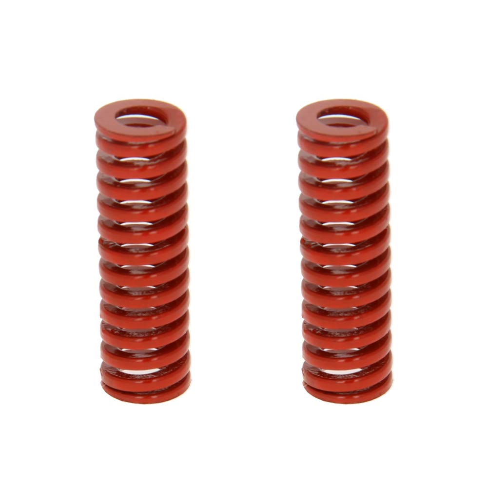 MroMax 10mm OD 30mm Long Medium Load Compression Mould Die Spring for 3D Printer Ender Electric Part Red 2PCS