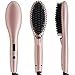 AsaVea Hair Straightening Brush 4 with Premium Anion Generator, Best for Using at Home or Travelling, Lighter and Smaller (rose gold)