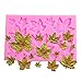 Efivs Arts DIY 3D Maple Leaf Parthenocissus ivy Shaped Silicone Mold Fondant Mold Cupcake Cake Decoration Tool 3.8