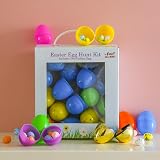 TRIXES 12PCS Empty Plastic Fillable Easter Eggs Large Size view 4
