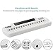 Bonai 16 + 2 Bay/slot Smart Battery Charger with LCD Display for AA AAA NiMH NiCD & Ni-MH Li-ion 9V Rechargeable Batteries, with AC Wall Adapter