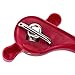 Manual Can Opener - Safety Smooth Edge, Lid - Lifting Design - Food Grade Safe, Ergonomic Design - Rectangular Locking System & Arthritis Friendly Turn Knob, Red