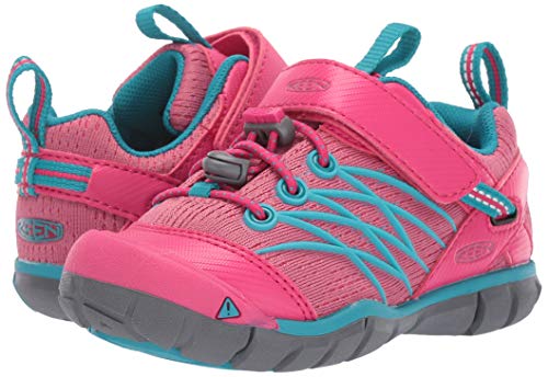 Keen Baby Chandler CNX Hiking Shoe Bright Pink/Lake Green 6 M US Toddler - Thumbnail 5