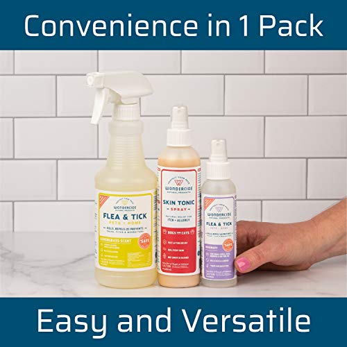 Wondercide-Pet-Parent-Kit-for-Dogs-and-Cats-Natural-Flea-Tick-Mosquito-Control-Spray-Pack-16-oz-Lemongrass-4-oz-Rosemary-and-8-oz-Natural-Skin-Tonic-Spray-and-First-Aid-Remedy