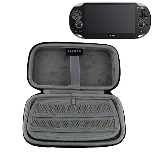 LTGEM-Case-for-Sony-PlayStation-Vita-100020003000-Console-with-Mesh-Pocket-Fits-USB-Cable
