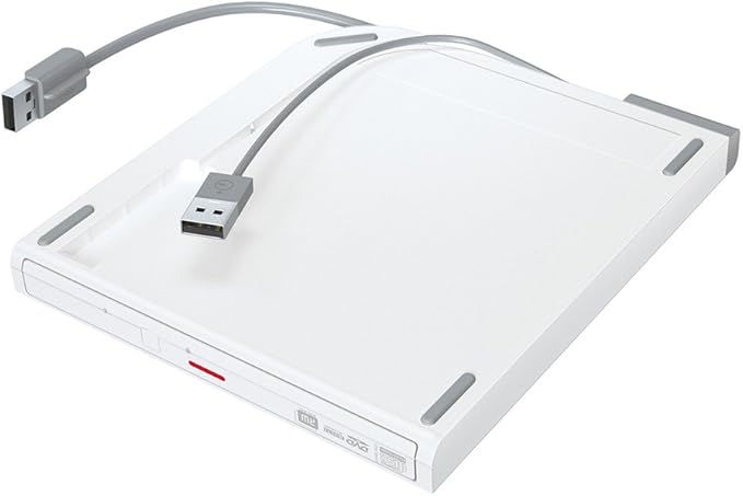 Amazon Co Jp Buffalo Surface対応 書き込み 再生 編集ソフト添付 ケーブル収納 ウルトラスリムタイプ ポータブルdvd ホワイト Dvsm Pts58u2 Whd パソコン 周辺機器