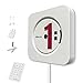 KECAG CD Player Wall Mountable Bluetooth Home Audio with Remote Control Built-in HiFi Speakers USB MP3 3.5mm Headphone Jack AUX Input/Output, White