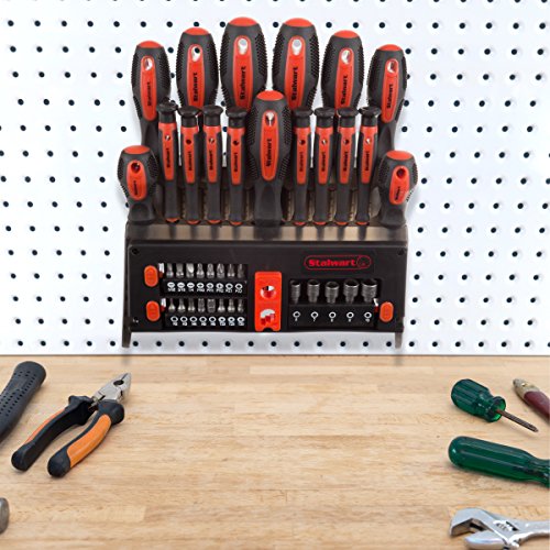 Stalwart 75HT4089 39 Piece Screwdriver and Bit Set with Tips Precision Kit