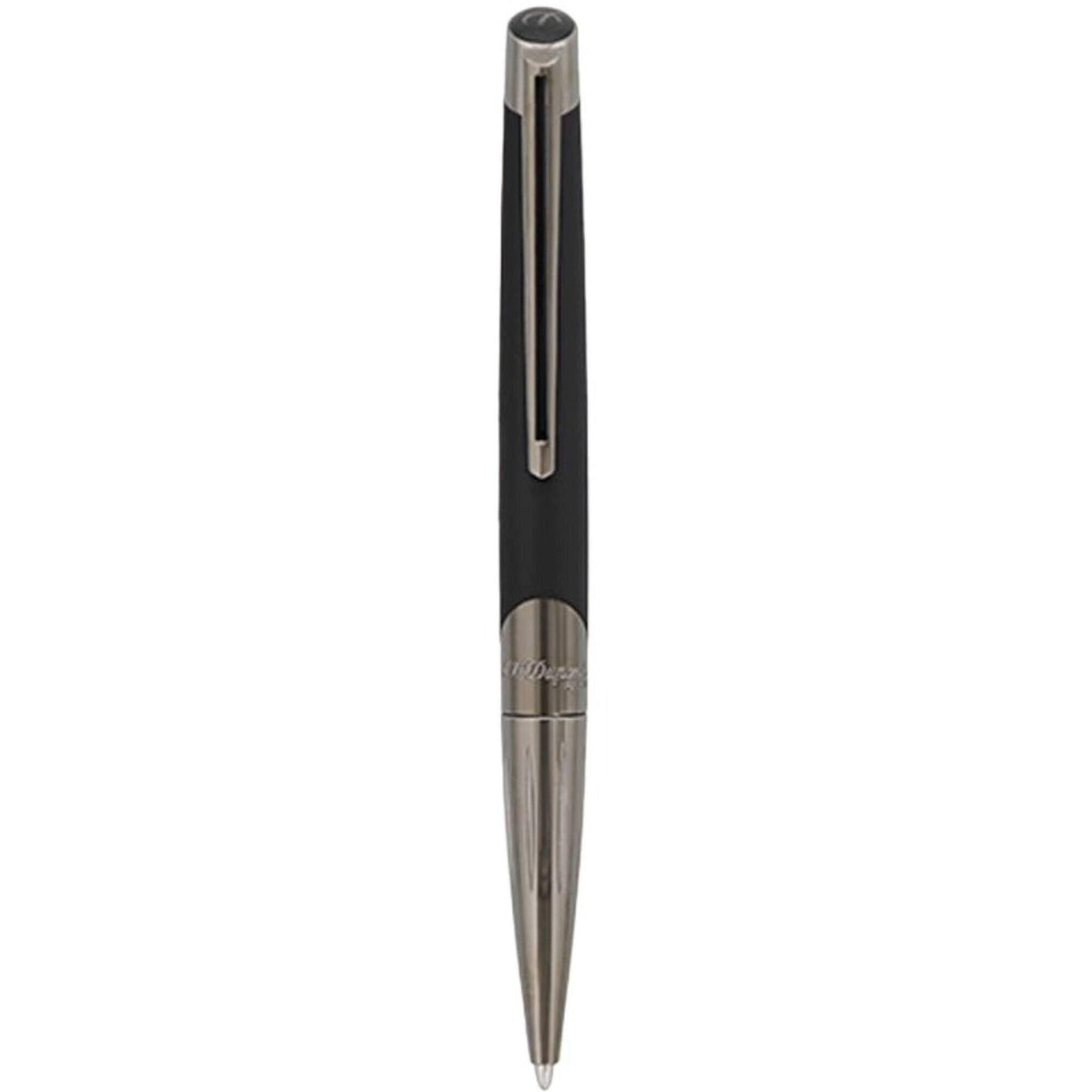 ST Dupont Dfi Black Gun and Black Ball Pen