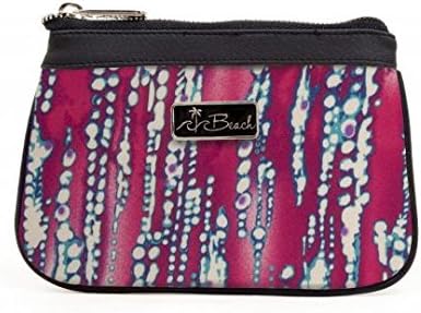 Long Beach Small Cosmetic Coin Purse - Cute Neoprene Women's Make Up Case For the Bare Necessities