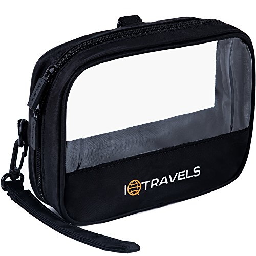 Toiletry Bag - Tsa Approved Toiletry bag - Mens Toiletry Bag - Small Travel Toiletry bag - Clear Toiletry Bag For Women - Airline Approved Toiletry Bag For Ladies - Waterproof Shaving Bag For Men