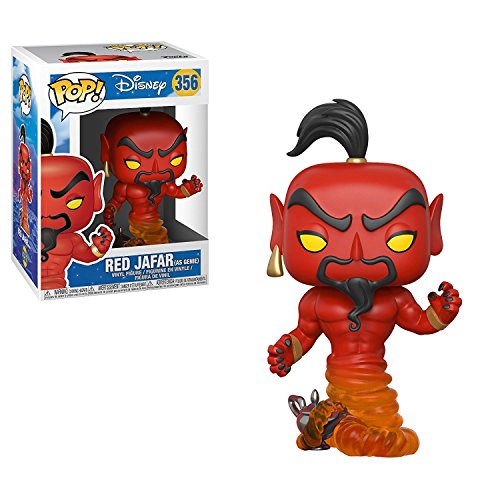 Funko Pop! Disney: Aladdin - Red Jafar as Genie Vinyl Figure (Bundled with Pop BOX PROTECTOR CASE)