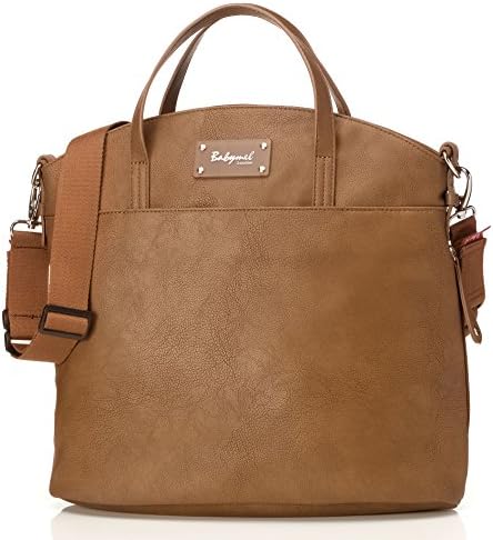 tan leather baby bag