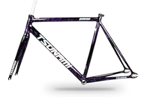 49CM 52CM 55CM 58CM Fixed Gear Bike Frameset 700C Aluminum Alloy Bike Frame Racing Track Bike C Brake Frame 100/120mm Quick R