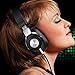 Active Noise Cancelling Headphones with Inline Microphone and Carrying Case for Travel, Over-Ear, Wired - Black