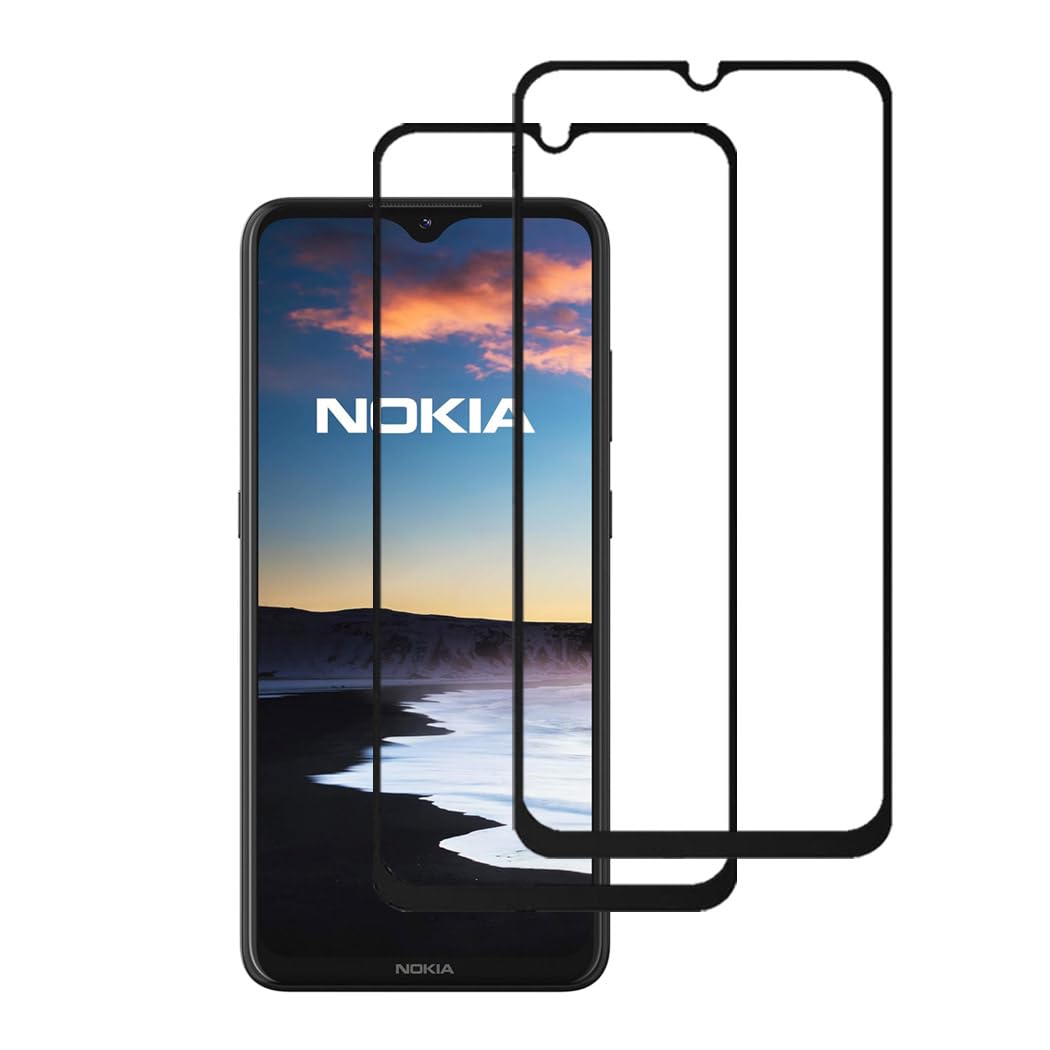 jonlineuk [2-Pack] Screen Protector for Nokia 5.3 Tempered Glass Film, [Case Friendly][Anti-Scratch][Anti-Shatter] For Nokia 5.3
