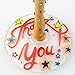 Designs by Lolita “Thank You Thank You” Hand-painted Artisan Wine Glass, 15 oz.