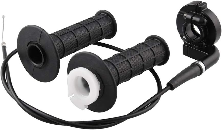 CYSKY Throttle Handle Grip Cable Throttle Twist Grip Set for 7/8" 22mm Handlebar 50cc 90cc 110cc 125cc 150cc 200cc 250cc Mini Bike ATV Quad Pit Bike Dirtbike