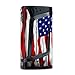 Skin Decal Vinyl Wrap for Smok Alien 220w TC Vape Mod stickers skins cover/ American Flag on Wood