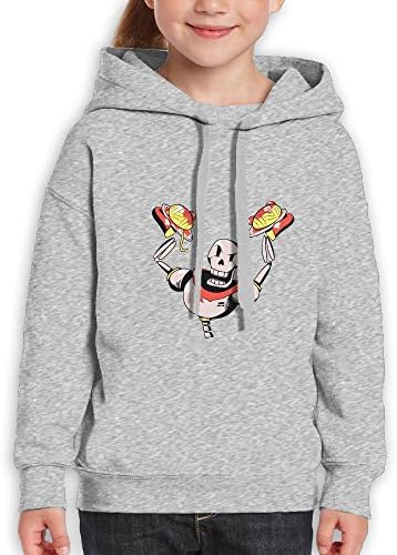 Skull and Pasta Pullover Long Sleeves Hoodie With Sweaters For Girl