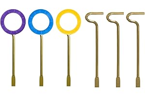 CF LIVING Interior Bedroom & Bathroom Door Emergency Keys Compatible with Kwikset Interior Knobs or Levers - 6 Pack