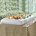 Mantello Inflatable Party Cooler Serving Bar With Drain Plug, 2-Pack