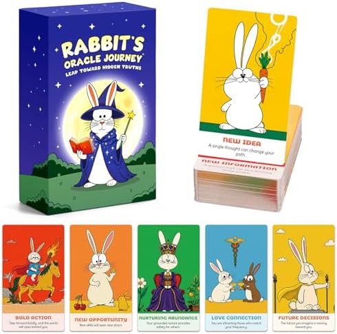 Carrot Cards: Old-Time Rabbit Wisdom (Oracle Kit Box Set with 54