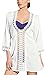 Chalier Womens Floral Lace Swim Cover up Swimwear Bikini Cover-up Beach Dress,White,XX-Large
