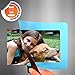 WANGHUI De Dazzle Set of 5 Colorful 4x6 inch Magnetic Refrigerator Photo Picture Frames. Includes Yellow, Orange, Light Blue, Pink, and Green.