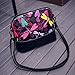 Clearance Sale! ZOMUSAR Women Fashion PU Leather Zipper Small Deer Splice Handbag Shoulder Shell Bag Shiny Crossbody Tote Bag (White-B)