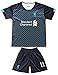 GamesDur Liverpool Mo Salah #11 Third Black Kids Soccer Jersey Set Shirt Short Socks Youth Sizes