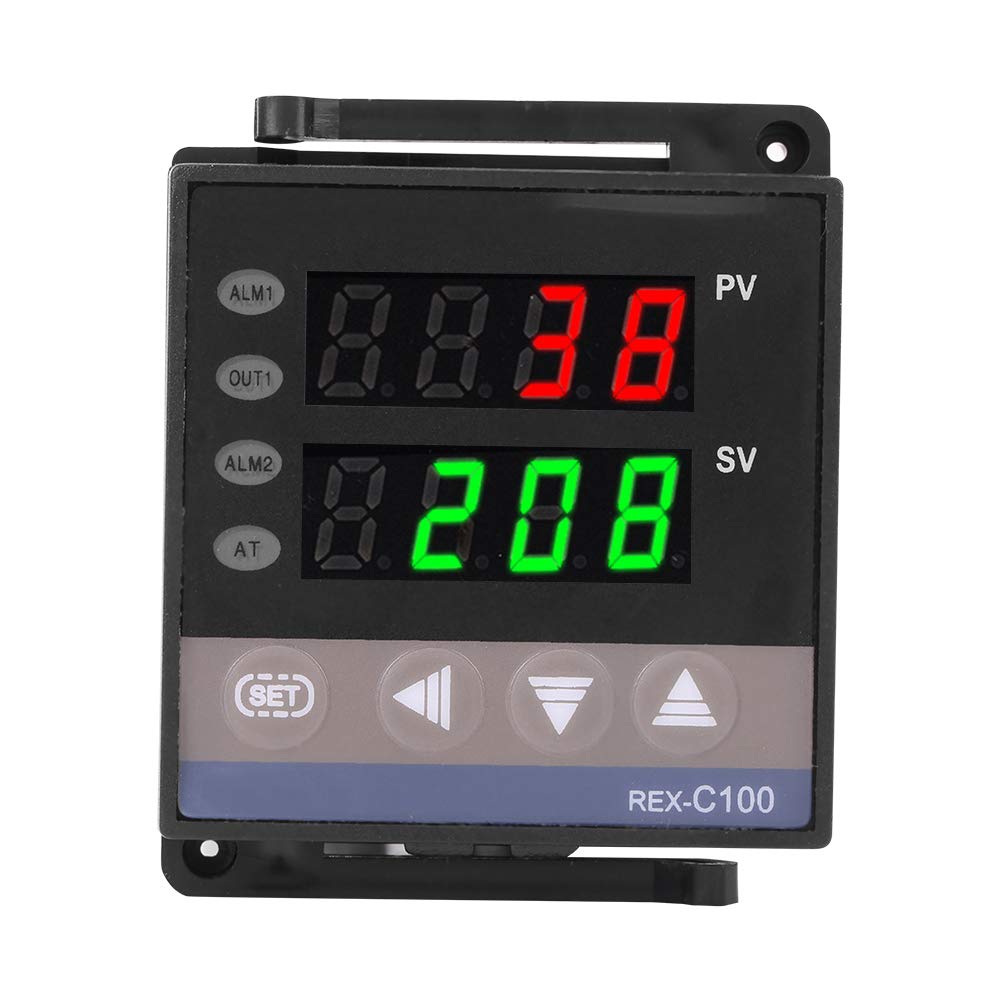 PID Digital Temperature Controller REX-C100(M) Thermocouple Thermostat 0 to 400°C K Type Relay Output