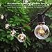Milemont Window Curtain String Lights Fairy Twinkle Icicle Starry Lights for Wedding Christmas Party Home Garden Bedroom Outdoor Indoor Wall Decorations, 9.8ftx9.8ft Warm White