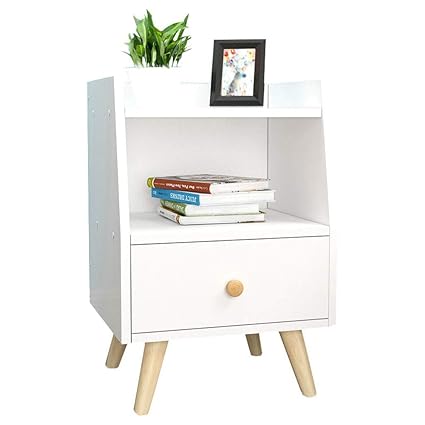 Amazon Com Gwm Bedside Table Modern Bedside Table With Drawer