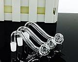 Arcuate Glass Clear Fragnance Oil Burner(Clear)-3 pcs