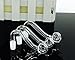 Arcuate Glass Clear Fragnance Oil Burner(Clear)-3 pcs