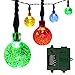 APEXPOWER [Rechargeable Battery Included] Battery Operated Lights, Automatic Timer Controllable 30LED 21ft 8 Modes String Lights for Outdoor Indoor Garden Party Tree Decoration