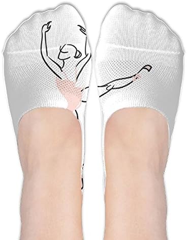 SOA7Q Ballet Dancer Dancing Womens Fashion Cotton Boat Socks Ankle Socks Sports Socks Low Cut Socks No Show Thin Socks Colorful