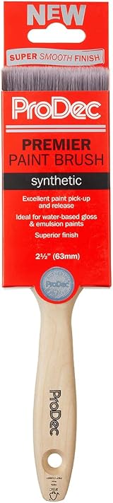 ProDec Premier 2.5 inch Synthetic Paint Brush for Emulsion Gloss Satin Finish view 2