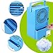 Madoats 9.5-inch Super Mini Portable Air Conditioner Fan Small Desktop Fan Quiet Personal Table Fan Mini Evaporative Air Circulator Cooler Humidifier,Upgrade