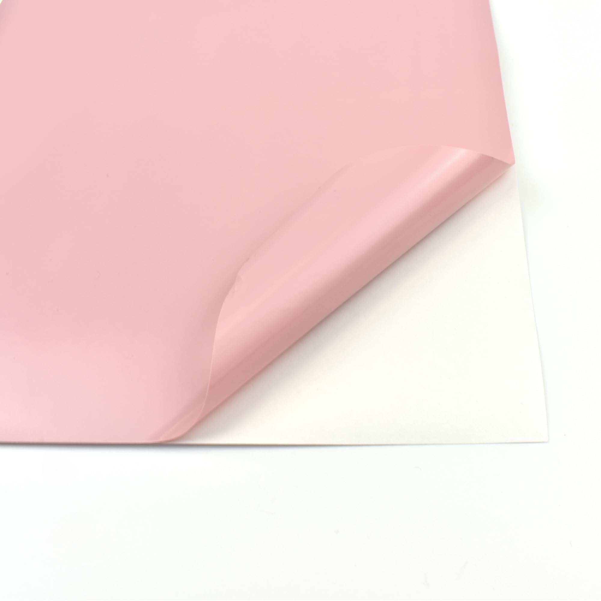 Evergreen Goods A4 10 Waterproof Pink Sheets Self-Adhesive Glossy Craft Vinyl Sticky Sheets (210 X 297mm) | Sticky Backed Plastic | Die Cutting Machines | Laser Printable | Craft Valentine Gifts โ image 1