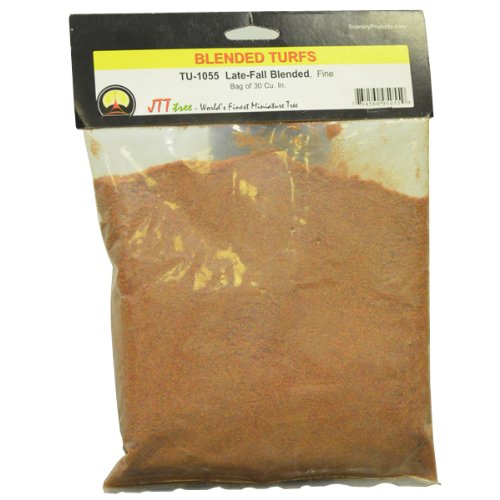 JTT Scenery Products Blended Turf, Late-Fall Blended, Fine/30 Cubic Inch