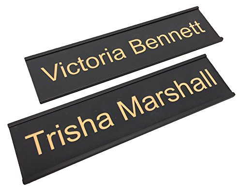 Personalized Name Plate with Wall or Office Desk Holder - 2x8 - Customize - Thumbnail 3