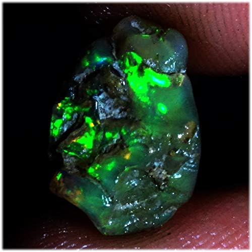 EMARTWALA 02.70 Cts. AAA 100% Natural Welo Fire Ethiopian Opal 07X12X06MM Rough Gemstone,Ethiopian Opal Ring Ethiopian Opal Necklace Ethiopian Opal Earrings Ethiopian Opal Beads