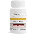 Integrative Therapeutics B12-Active - Active Form Methylcobalamin - Nerve Function Support Supplement for Men & Women* - Chewable Formula - 30 Tablets, Cherry Flavored