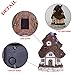 Hannah’s Cottage Fairy Garden House Outdoor Statue with Solar Lights, Polyresin Garden Figurine for Outdoor Decoration (Outdoor Paradise)