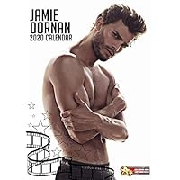 iPosters Bundle - 2 Items - Jamie Dornan 2020 Wall Calendar - Closed Size : 42 x 29.5 cm (16.5 x 11.5 Inches) and a Sheet of 70 Multi Colour Self Adhesive Dot Stickers